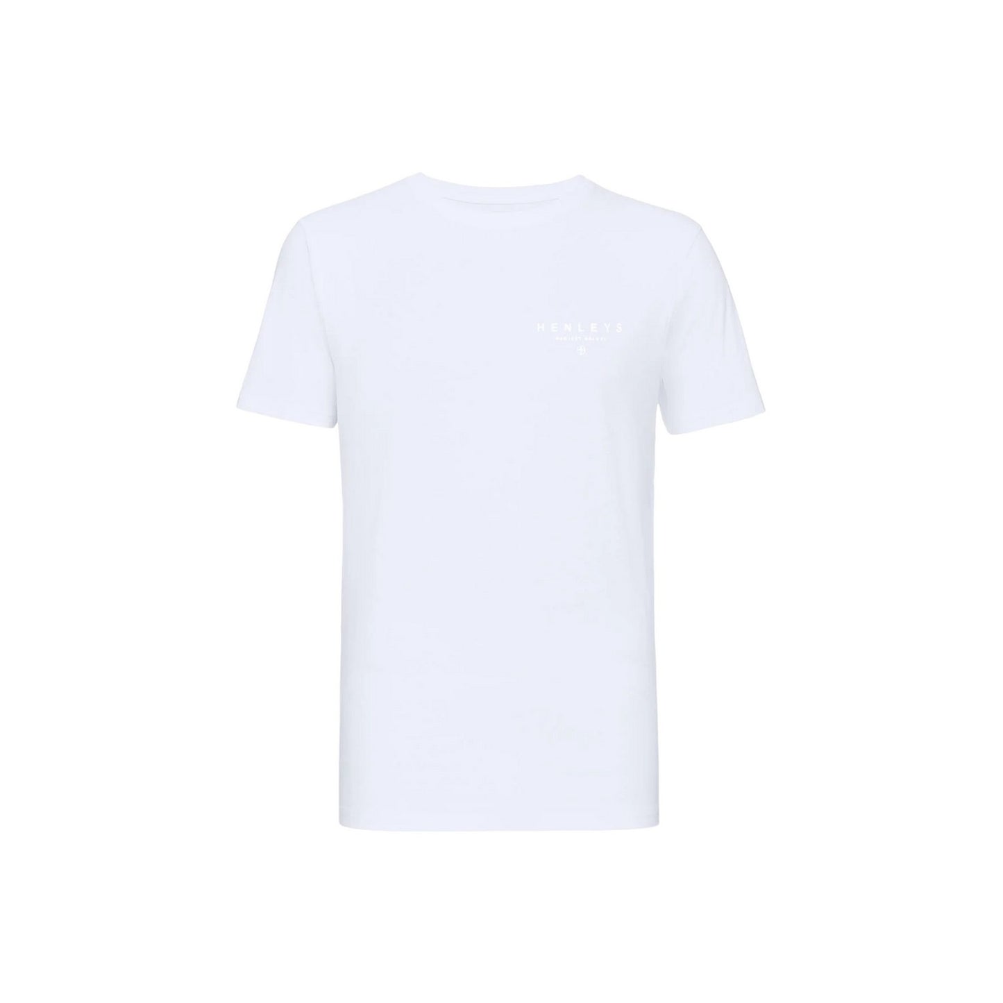 Black-White-Off White-Grey-Baby Pink - Close up - Henleys Mens Hencinq B T-Shirt (Pack of 5)