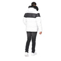 White - Back - Glorious Gangsta Mens Rocavin Short Puffer Jacket