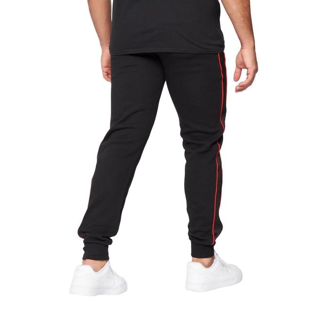 Black-Red - Back - Glorious Gangsta Mens Javier 3.0 Jogging Bottoms