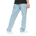 Light Wash - Back - Crosshatch Mens Tillman Stone Wash Baggy Jeans