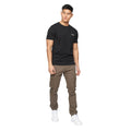 Khaki - Side - Crosshatch Mens Frentons Cargo Trousers