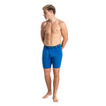 Blue - Side - Kandor Mens Trunken Boxer Shorts (Pack of 3)