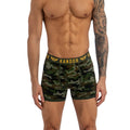 Olive - Back - Kandor Mens Camobee Bamboo Boxer Shorts (Pack of 5)