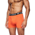 Orange - Back - Kandor Mens Bambers Bamboo Boxer Shorts (Pack of 7)