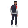Navy - Back - Crosshatch Mens Brayden Tracksuit