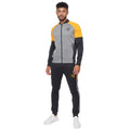 Charcoal Marl - Front - Crosshatch Mens Brayden Tracksuit