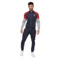 Navy - Front - Crosshatch Mens Brayden Tracksuit