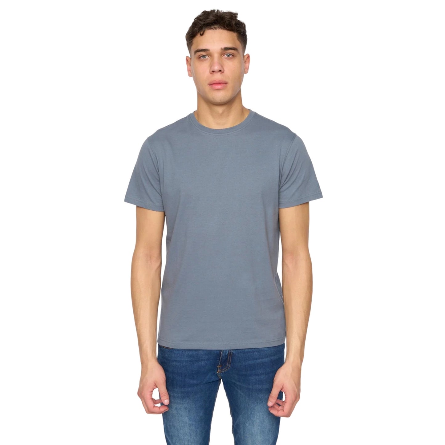 Multicoloured - Close up - Duck and Cover Mens Demtare Plain T-Shirt (Pack of 5)