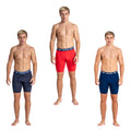 Blue-Red - Back - Kandor Mens Bambuso Boxer Shorts (Pack Of 3)