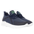 Navy-Green - Front - Crosshatch Mens Clarington Trainers