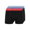 Black - Front - French Connection Mens FC20 Boxer Shorts (Pack of 3)