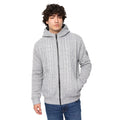 Light Grey Marl - Front - Bewley & Ritch Mens Tonbridge Cardigan