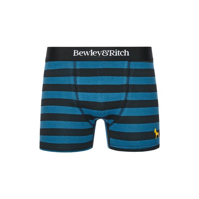 Multicoloured - Side - Bewley & Ritch Mens Kurhah Boxer Shorts (Pack of 5)