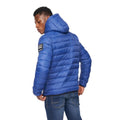 Royal Blue - Back - Crosshatch Mens Gattering Jacket