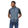 Denim Blue - Front - Crosshatch Mens Gattering Gilet