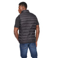 Black - Back - Crosshatch Mens Gattering Gilet