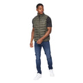 Olive - Side - Crosshatch Mens Gattering Gilet