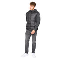 Black - Side - Bewley & Ritch Mens Brookers Jersey Puffer Jacket