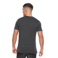Charcoal Melange-White - Back - French Connection Mens Logo T-Shirt