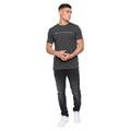Charcoal Melange-White - Side - French Connection Mens Logo T-Shirt