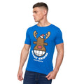 Deep Azure - Front - Xplicit Mens Rednose Christmas T-Shirt