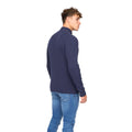 Navy - Back - Crosshatch Mens Wellburys Chunky Knit Jumper