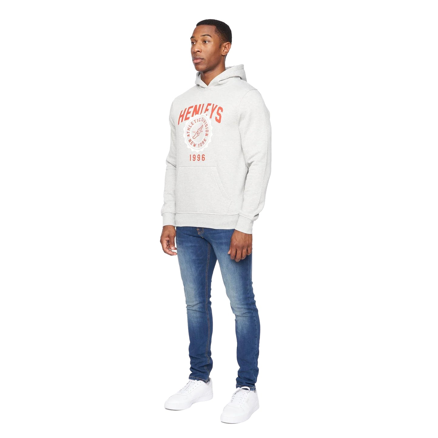 Grey Marl - Lifestyle - Henleys Mens Tipton Hoodie