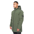 Dark Olive - Side - Duck and Cover Mens Mantrax Padded Jacket