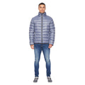 Denim Blue - Side - Duck and Cover Mens Shemmy 2 Layer Quilted Jacket