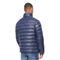 Navy - Back - Duck and Cover Mens Shemmy 2 Layer Quilted Jacket