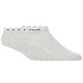 Light Grey-Black - Front - FCUK Mens Contrast Trainer Socks (Pack of 5)