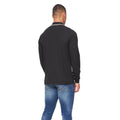 Black - Back - Duck and Cover Mens Roxberry Long-Sleeved Polo Shirt