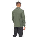 Forest Green - Back - Duck and Cover Mens Roxberry Long-Sleeved Polo Shirt