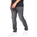Grey - Front - Bewley & Ritch Mens Newbury Straight Washed Jeans