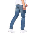 Mid Wash - Back - Bewley & Ritch Mens Abingdon Mid Wash Slim Jeans