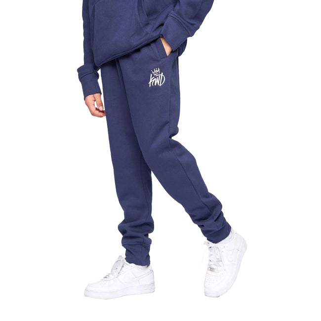 Navy - Front - Kings Will Dream Boys Crosby Jogging Bottoms