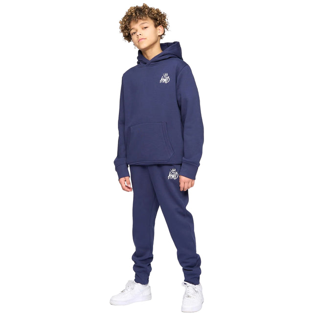 Navy - Side - Kings Will Dream Boys Crosby Jogging Bottoms