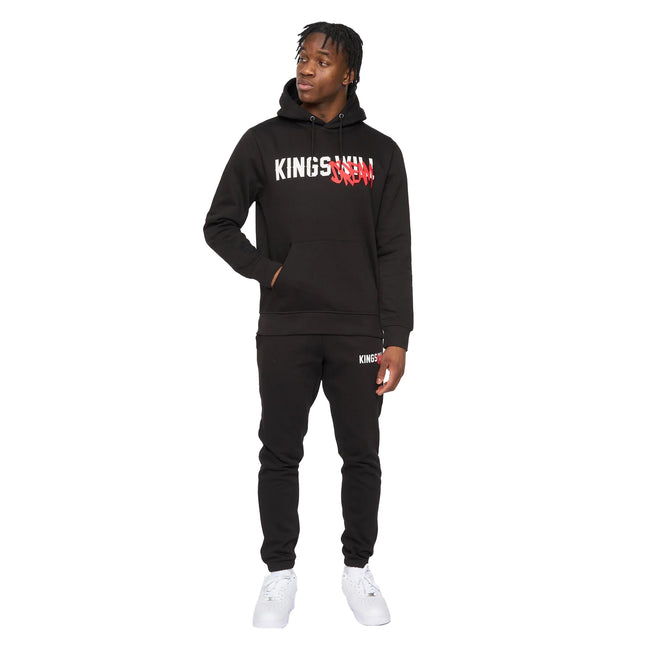 Black - Side - Kings Will Dream Mens Tagged Hoodie