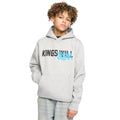 Grey Marl - Front - Kings Will Dream Boys Tagged Hoodie