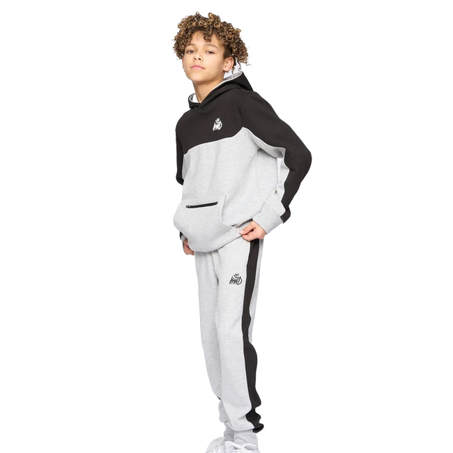 Grey Marl - Side - Kings Will Dream Boys Techy Tracksuit