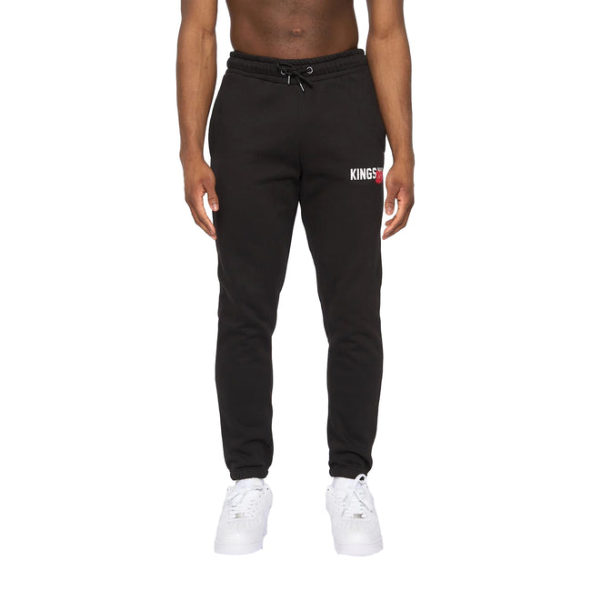Black - Front - Kings Will Dream Mens Tagged Jogging Bottoms