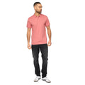 Pink - Side - Bewley & Ritch Mens Domray Polo Shirt