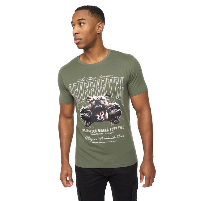 Thyme - Front - Crosshatch Mens Dogz T-Shirt