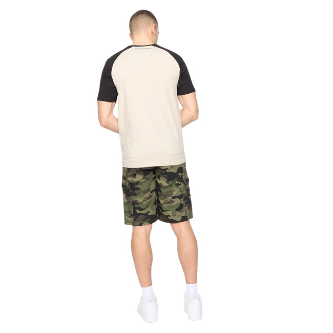 Black-Stone - Back - Crosshatch Mens Camtort T-Shirt