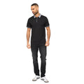 Black - Side - Bewley & Ritch Mens Eastbrook Polo Shirt