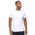 White - Front - Crosshatch Mens Shellworth T-Shirt