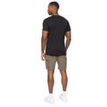 Black - Back - Crosshatch Mens Shellworth T-Shirt