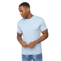 Light Blue - Front - Crosshatch Mens Shellworth T-Shirt