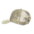 Olive - Back - Henleys Mens Colhen Trucker Cap