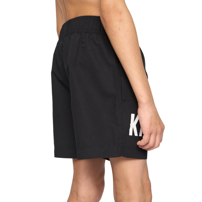 Black - Back - Kings Will Dream Boys Prop Swim Shorts